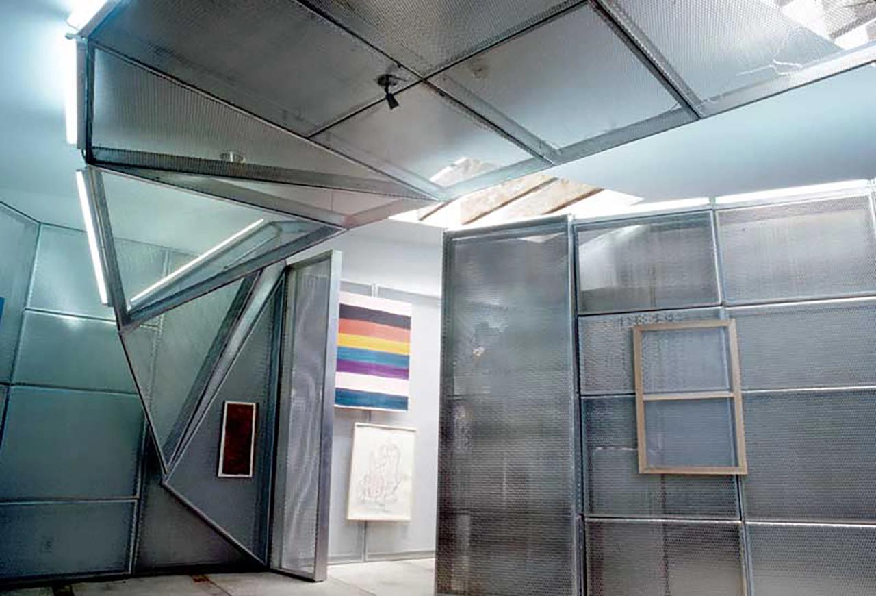 The Kenny Schachter ConTEMPorary gallery designed by Vito Acconci. (Courtesy Kenny Schachter)