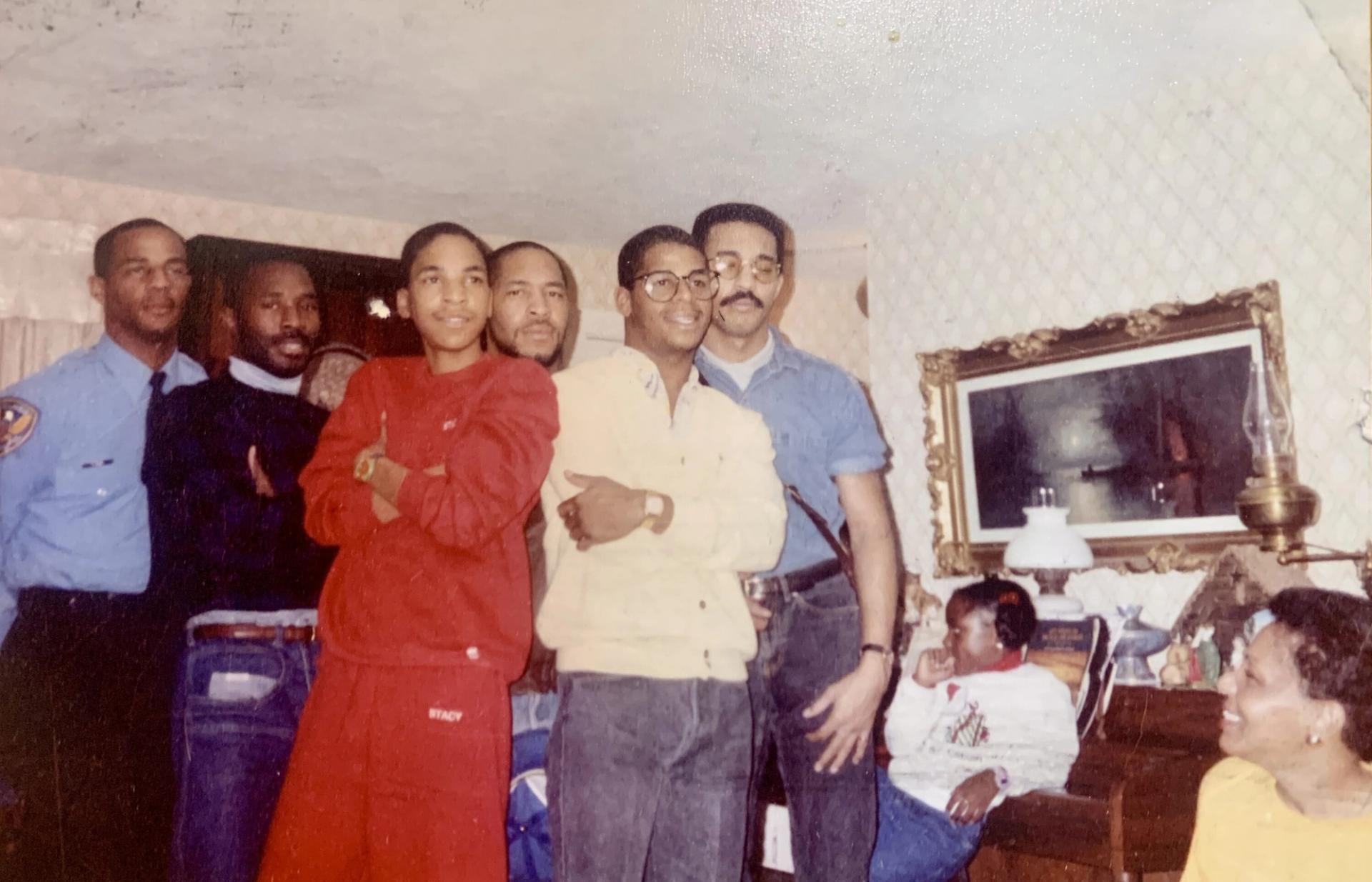 Cave (second from left) with some of his family members. (Courtesy Nick Cave)