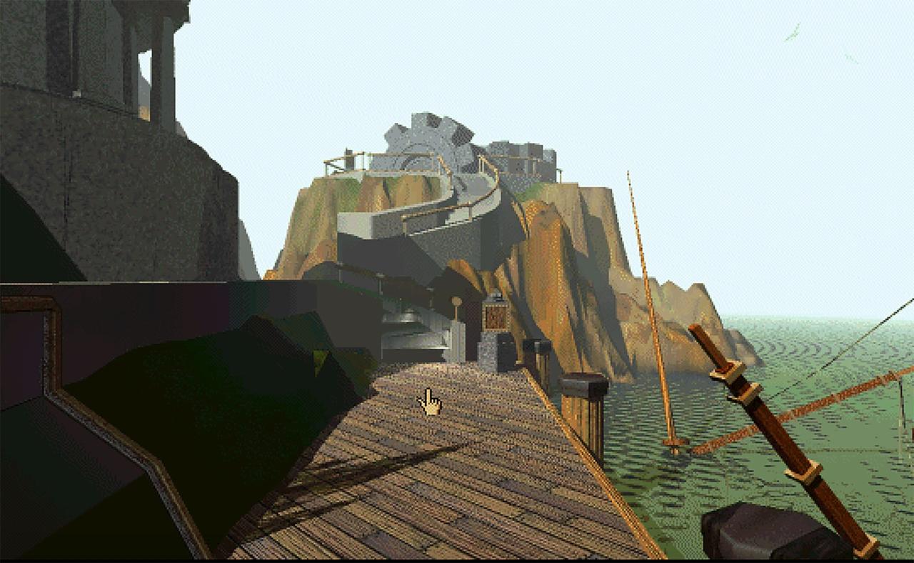 A still from the video game Myst. (© 2022 Cyan Worlds, Inc.)