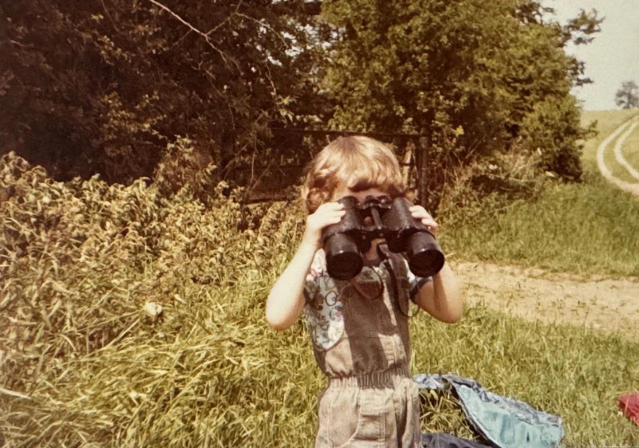 Toogood as a child, growing up in Rutland, England.