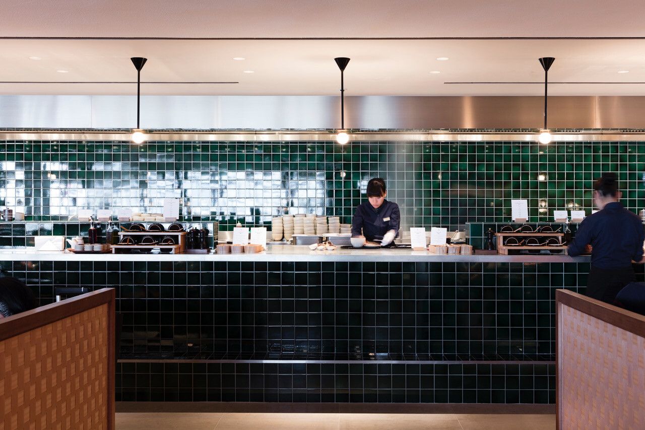 The Cathay Pacific business lounge in Hong Kong, designed by Studioilse in 2016. (Courtesy StudioIlse)