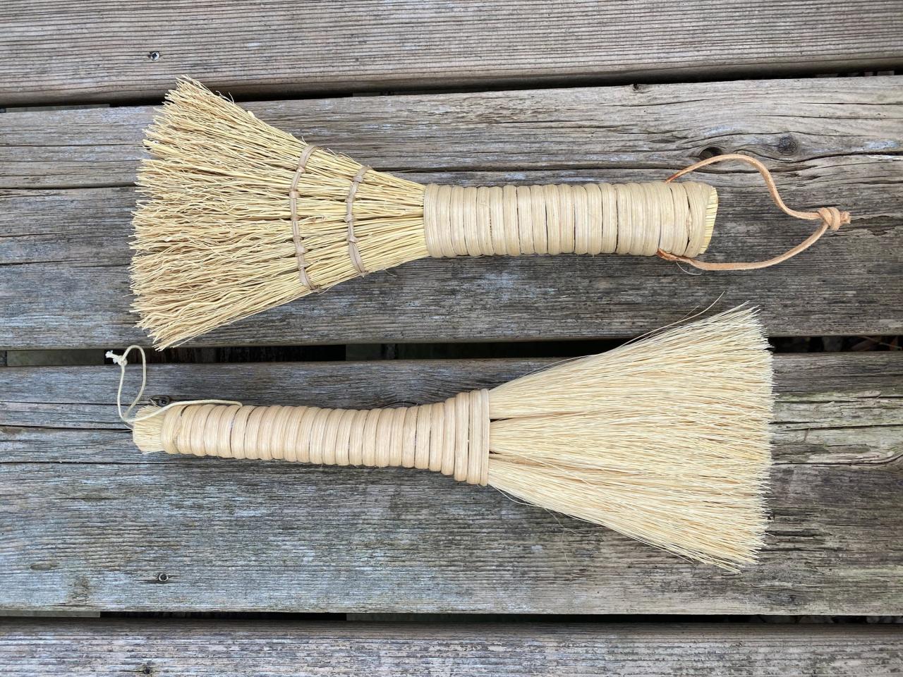 Brooms crafted by Needleman. (Courtesy Deborah Needleman)