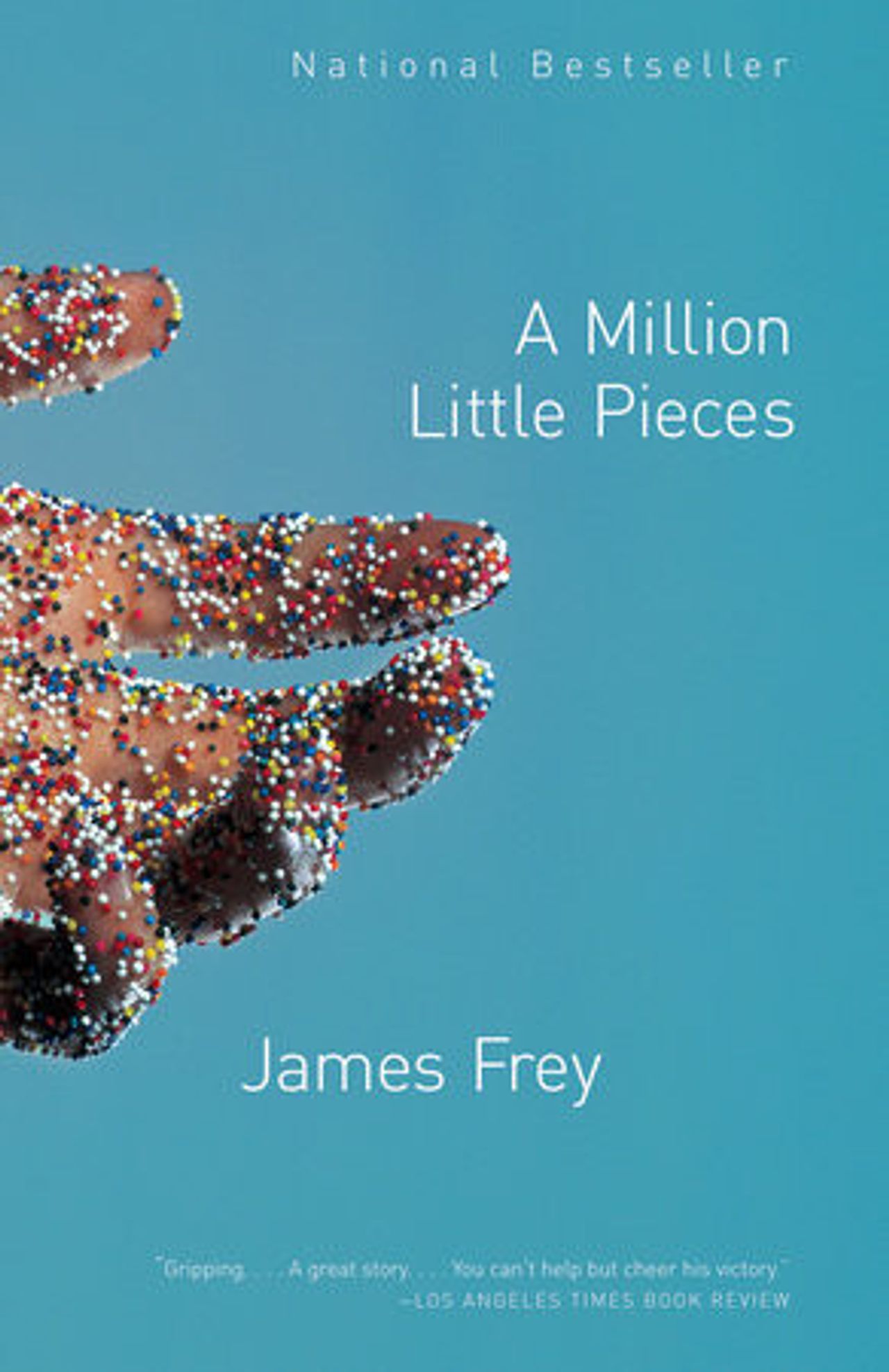 Cover of A Million Little Pieces (2003) by Frey. (Courtesy Penguin Random House)
