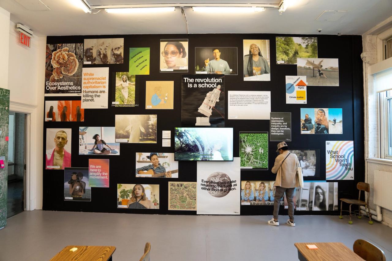 Slow Factory’s presentation “The Revolution Is a School” at MoMA PS1. (Courtesy Slow Factory)