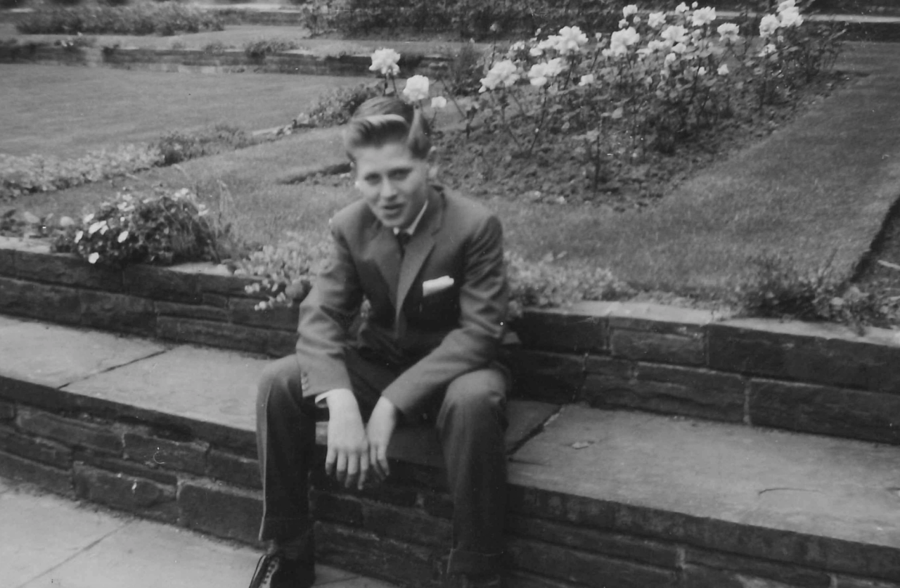 Pawson as a young man in Halifax, England. (Courtesy John Pawson)