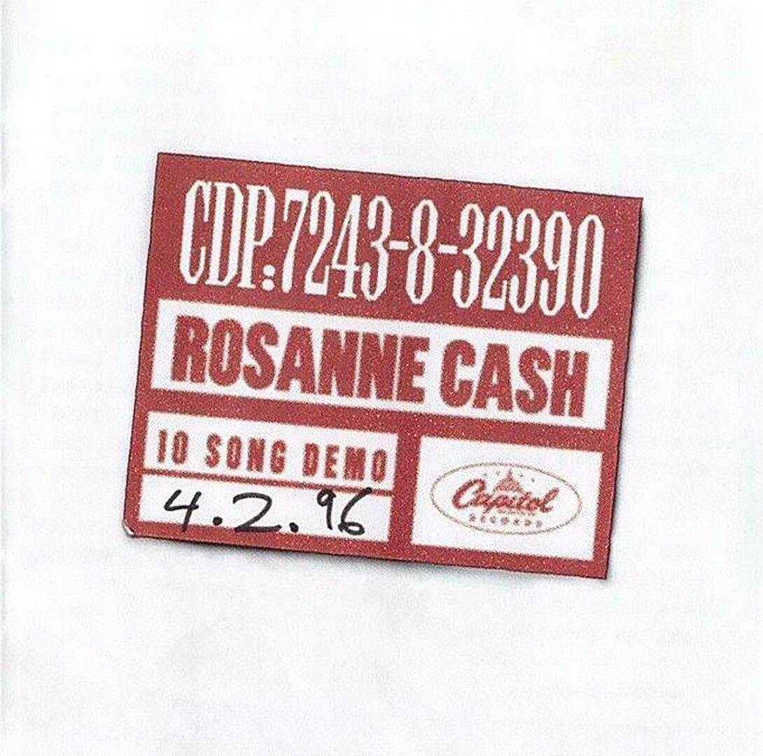 The cover of Rosanne Cash’s 1996 album, 10 Song Demo