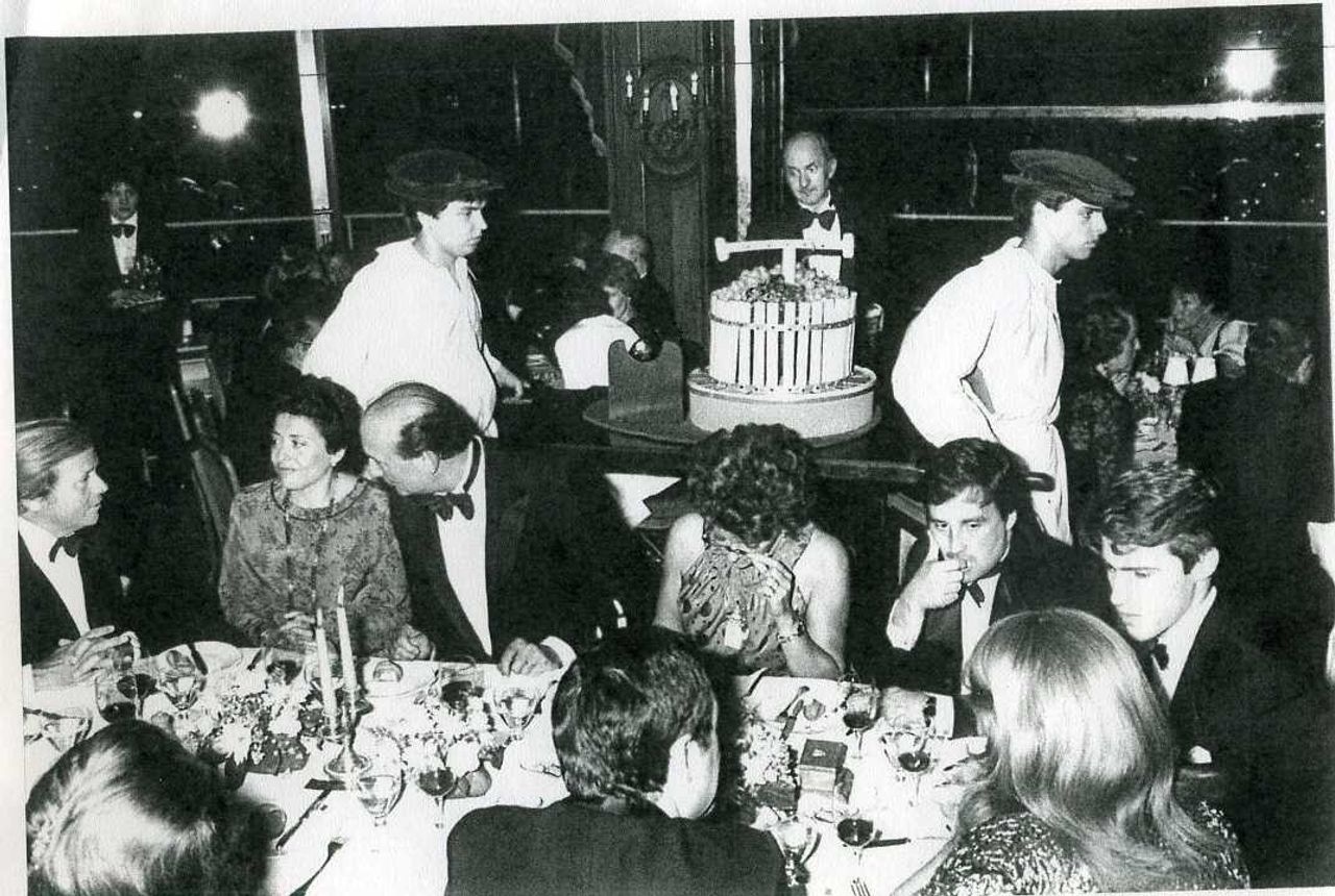 Ripert (far right) in 1982 as a young chef working at La Tour D’Argent in Paris. (Courtesy Eric Ripert)