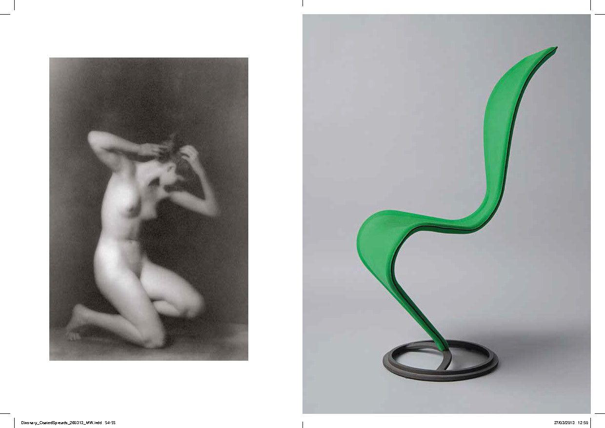 An iteration of the S-Chair, designed by Dixon, as featured in his book Dixonary. (Courtesy Tom Dixon)