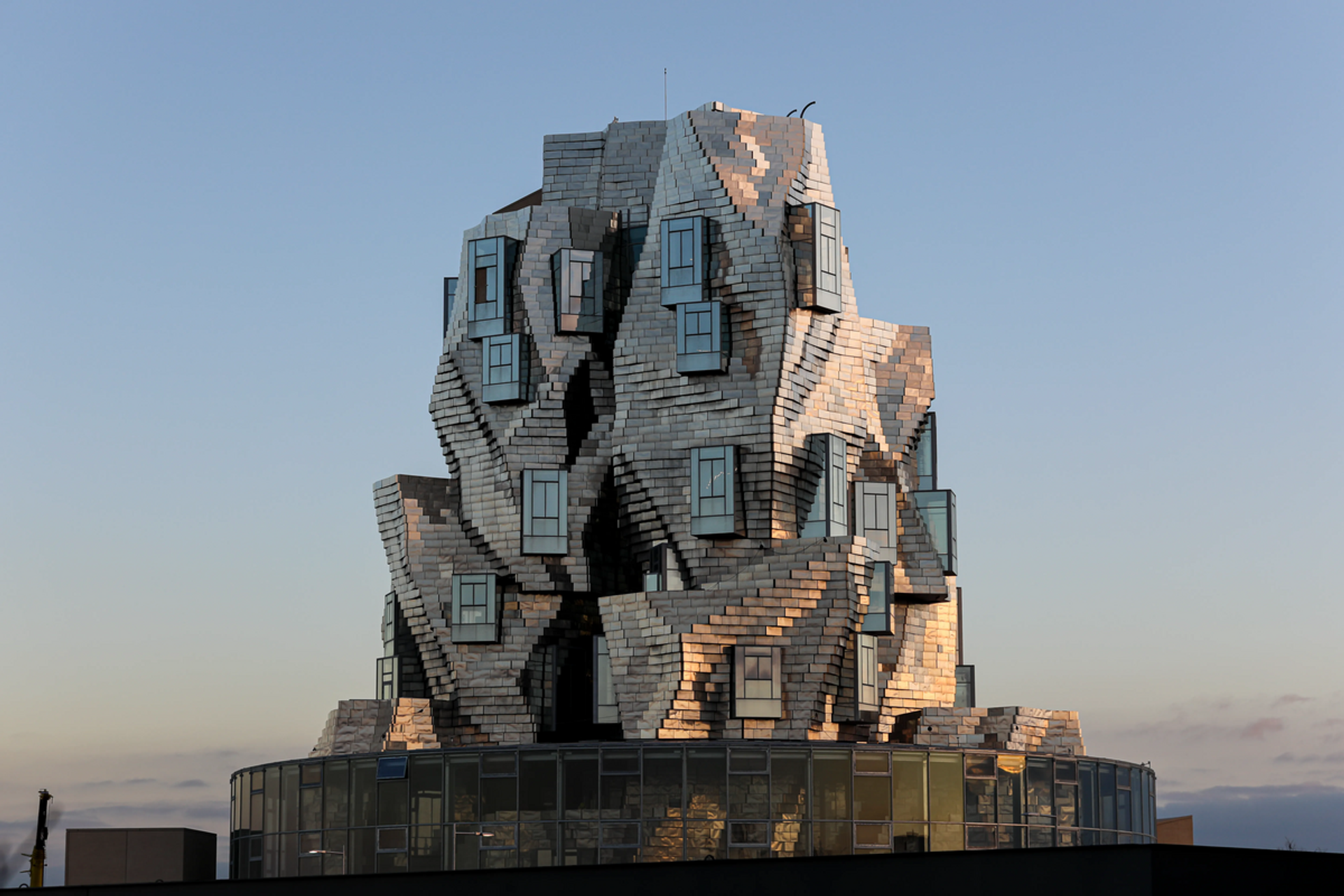 The Frank Gehry–designed Luma Arles Tower in Arles, France. (Photo: Adrian Deweerdt)