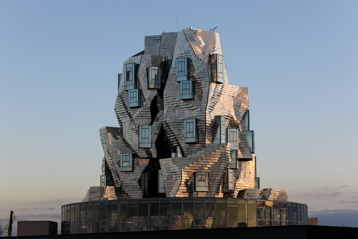 The Frank Gehry–designed Luma Arles Tower in Arles, France. (Photo: Adrian Deweerdt)
