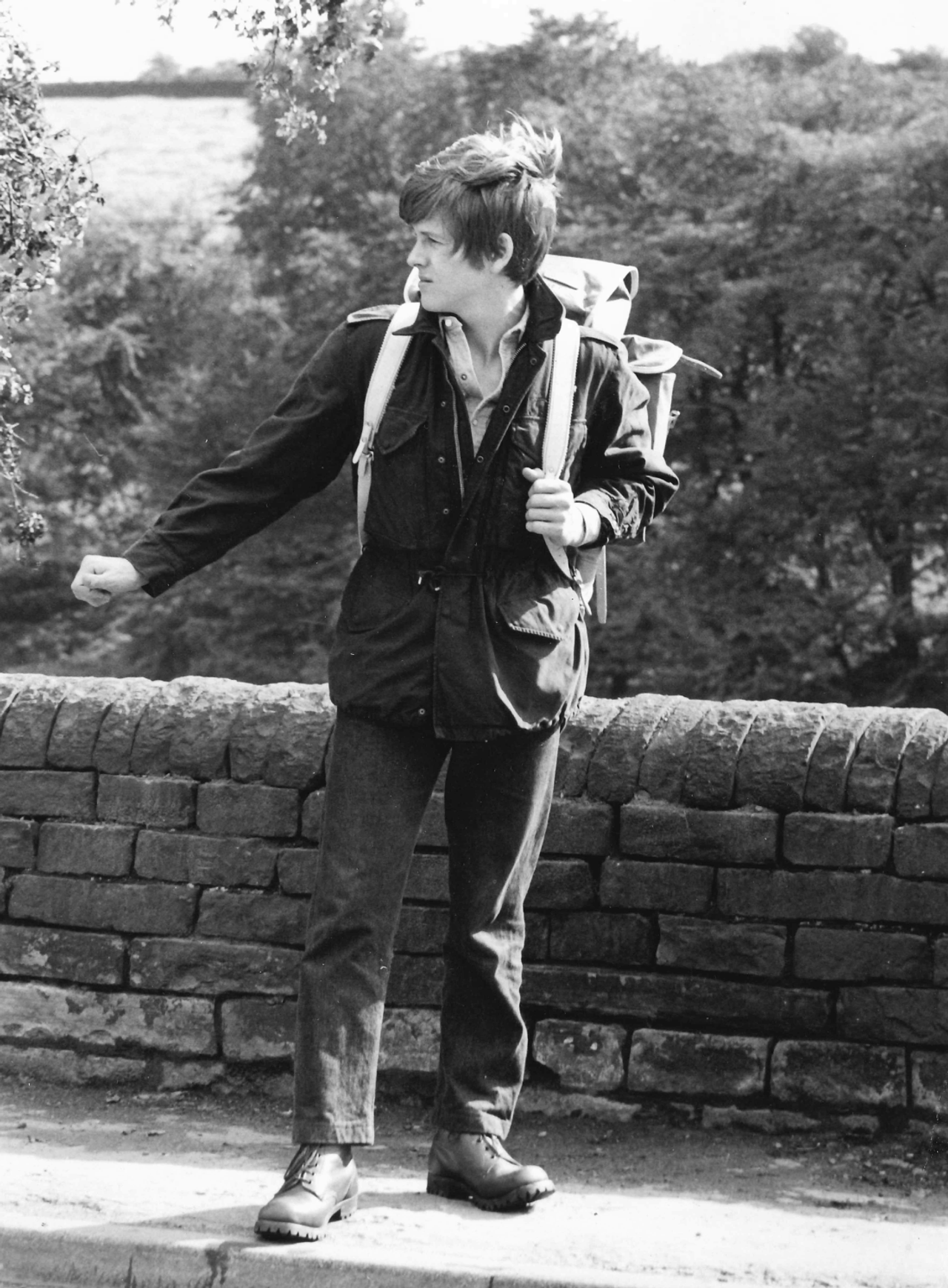 Pawson as a young man in Halifax in England. (Courtesy John Pawson)