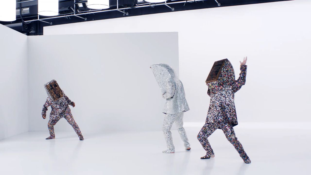 Still from Cave’s video work “Gestalt” (2012). (Courtesy Jack Shainman Gallery)