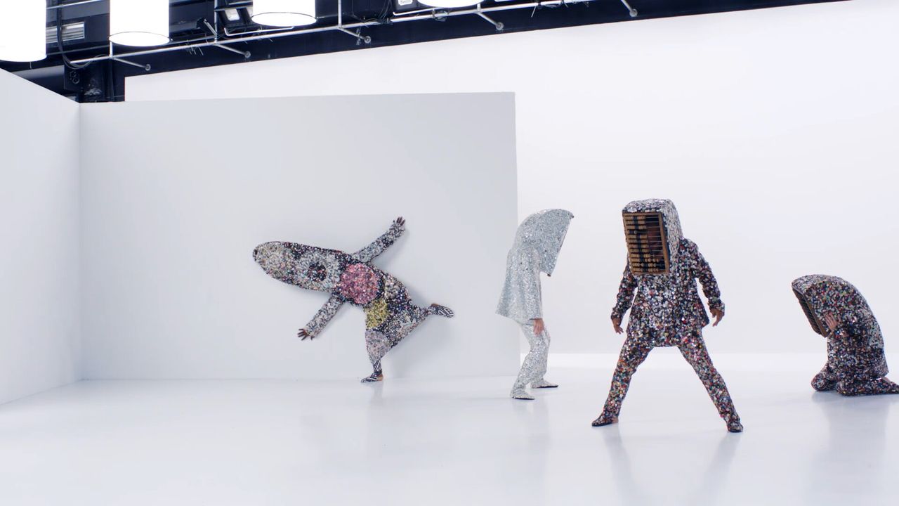 Still from Cave’s video work “Gestalt” (2012). (Courtesy Jack Shainman Gallery)