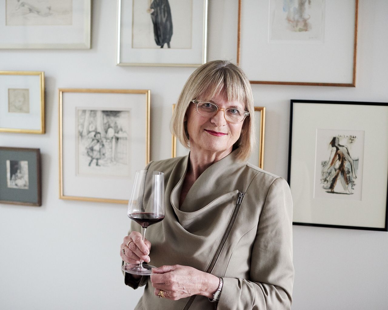 Wine critic Jancis Robinson.
