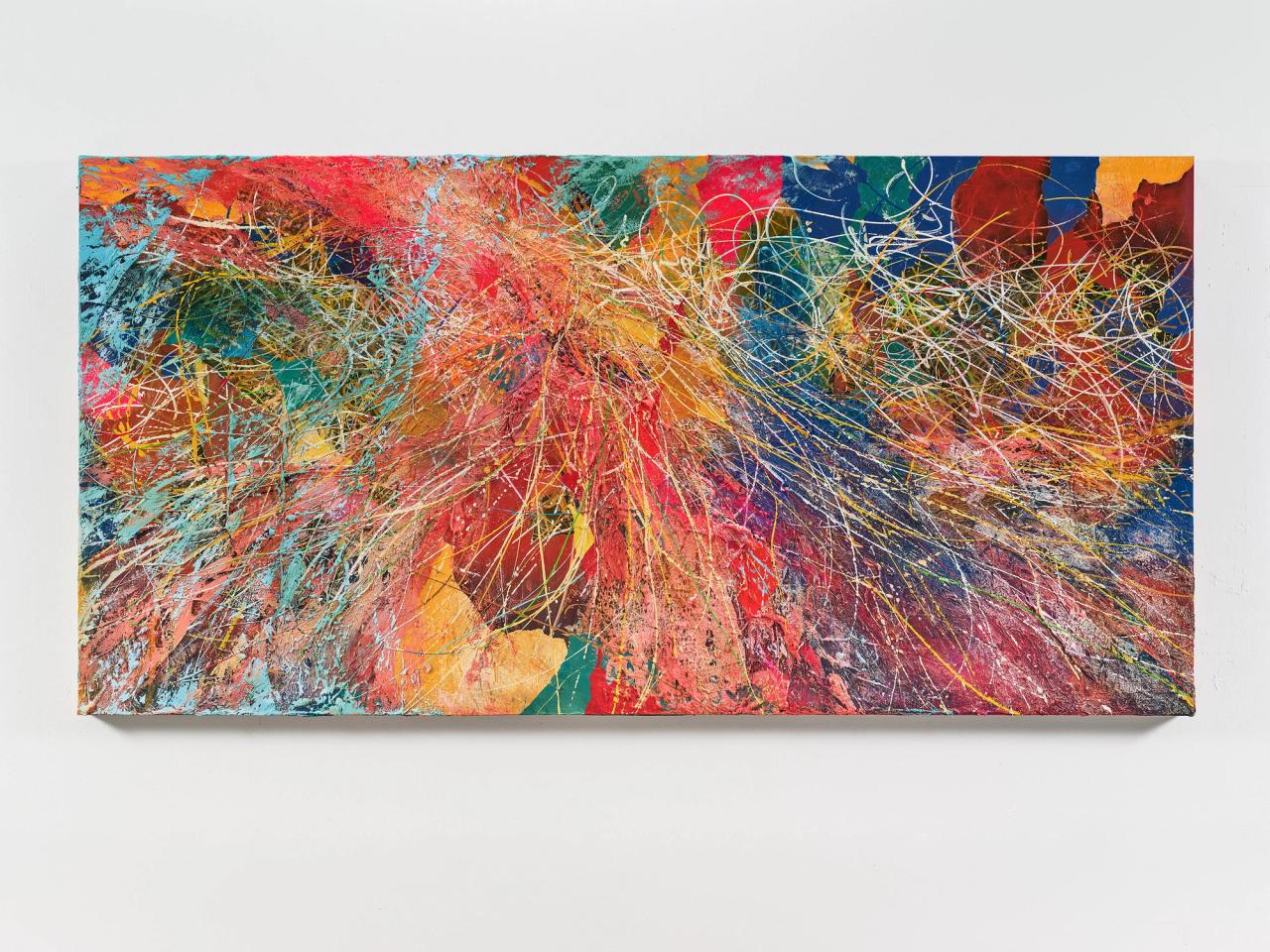 “Synesthesia” (2022), a recent work by José Parlá. (Courtesy the artist)