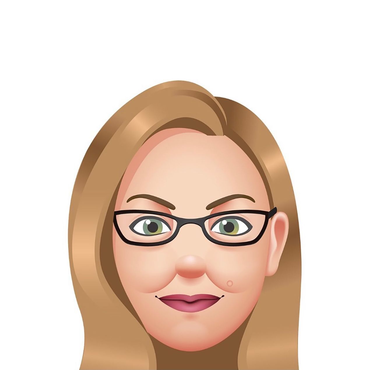 A digital illustration of Debbie Millman by designer and illustrator Jessica Walsh. (Courtesy Debbie Millman)