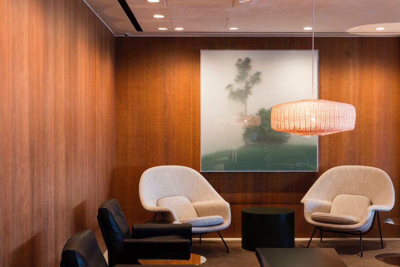 The Cathay Pacific business lounge in Hong Kong, designed by Studioilse in 2016. (Courtesy StudioIlse)