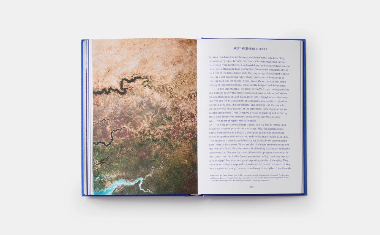 Spread from Design Emergency: Building a Better Future (2022) by Antonelli and Alice Rawsthorn. (Courtesy Phaidon)