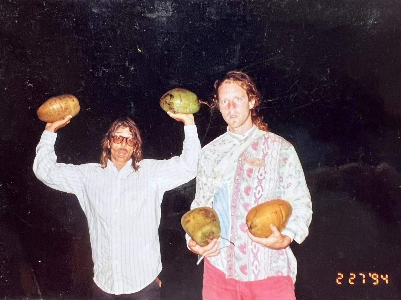 A candid taken during the February 1994 recording in Hawaii of Shack-man. (Courtesy Billy Martin)