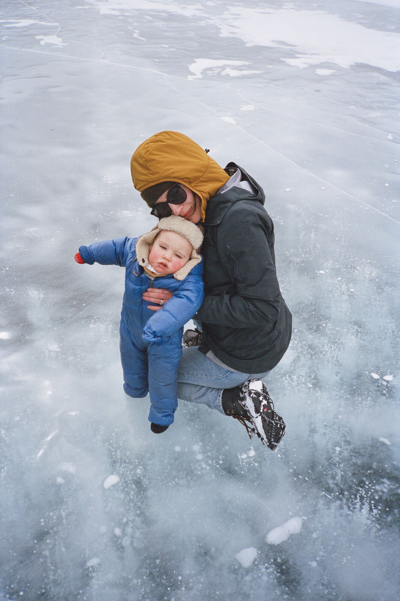 Bailey’s wife, Emma, with their son, Bennett, in his ongoing series “Son Pictures.” (Courtesy Trent Davis Bailey)
