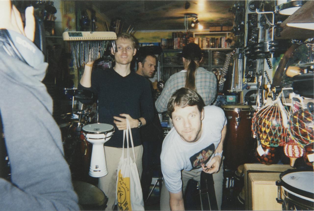 Medeski Martin & Wood on tour. (Courtesy Billy Martin)