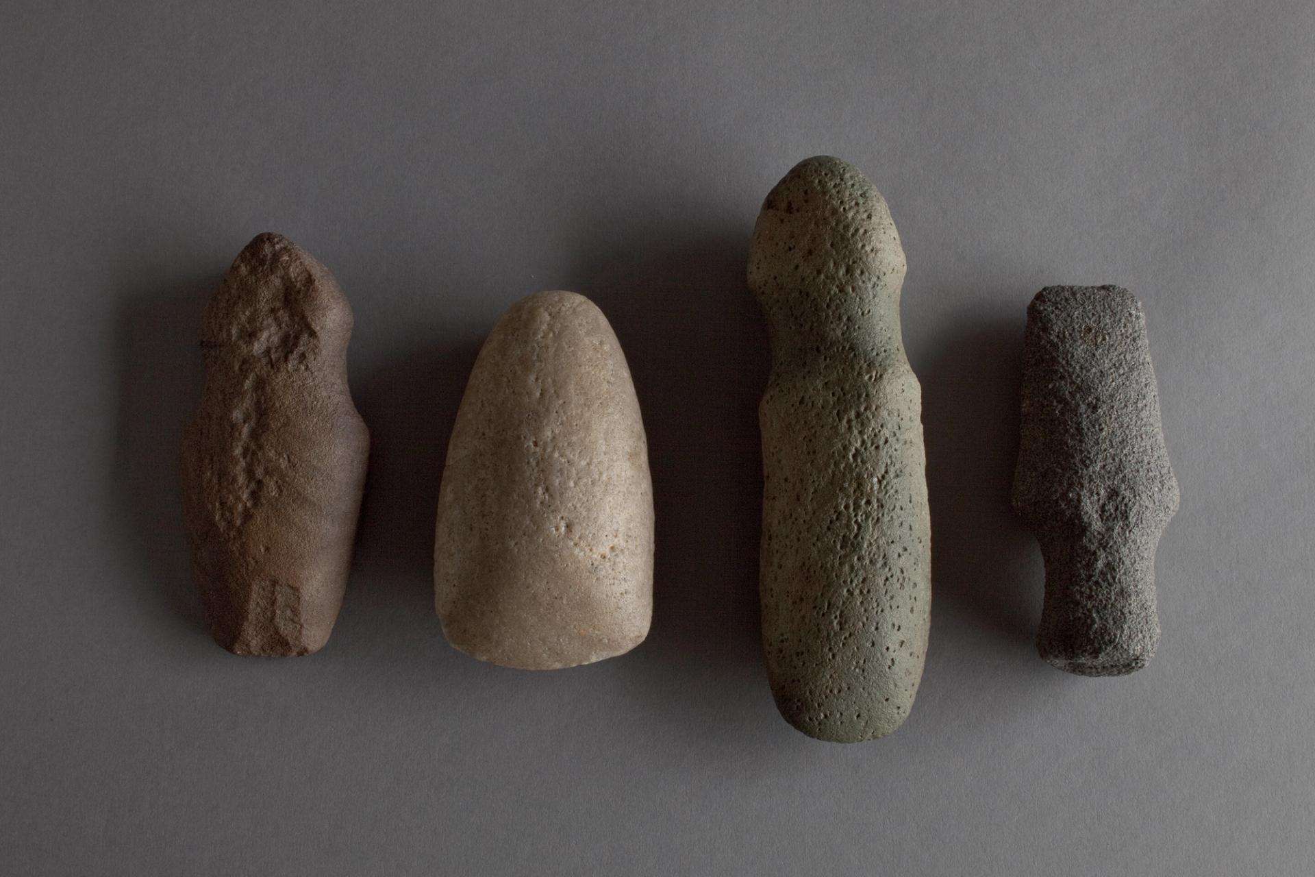 Part of Sugimoto’s collection of neolithic celts and axes. (Courtesy Hiroshi Sugimoto)