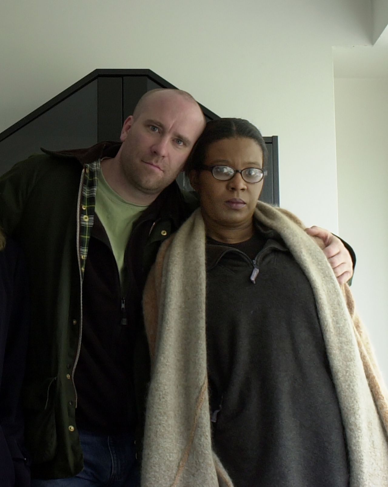 Rankine with her husband, visual artist and filmmaker John Lucas. (Courtesy Claudia Rankine)