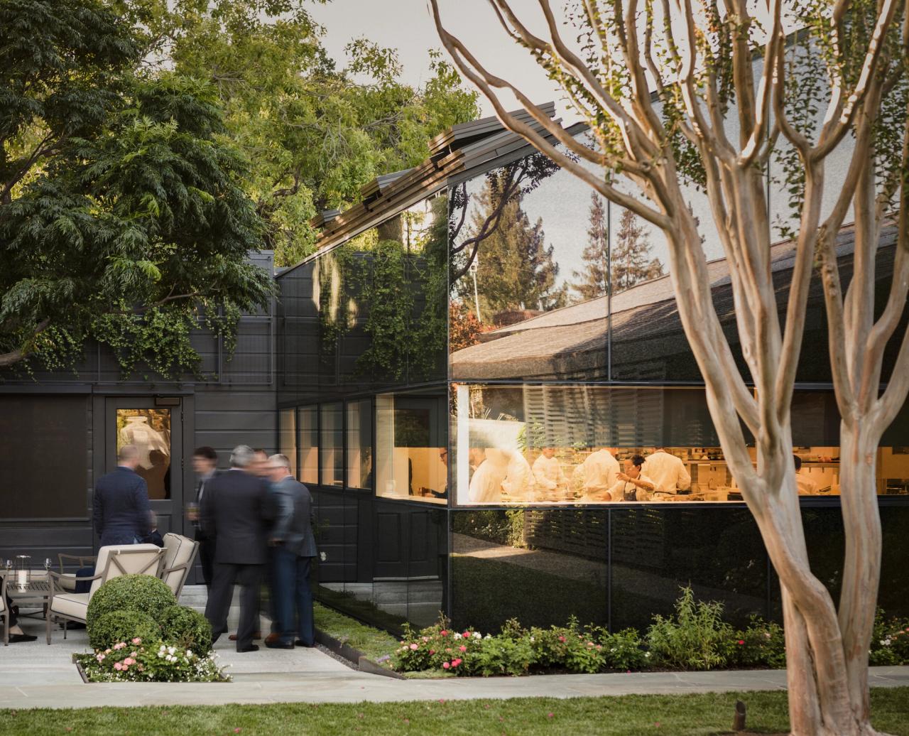 The exterior of the kitchen at The French Laundry. (Photo: Michael Grimm. Courtesy Thomas Keller)