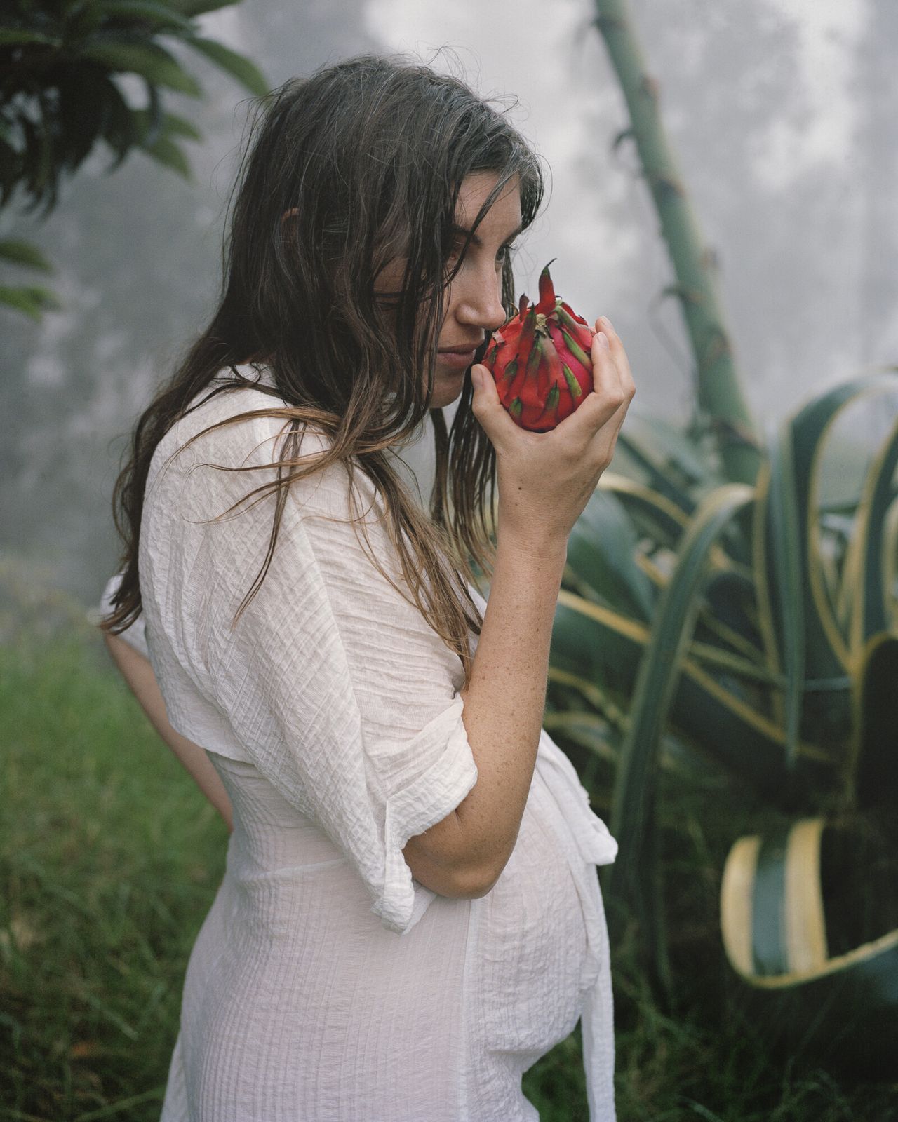 “Untitled (Emma with Pitaya), Hawaii, 2019” from Bailey’s ongoing series “Son Pictures.” (Courtesy Trent Davis Bailey)