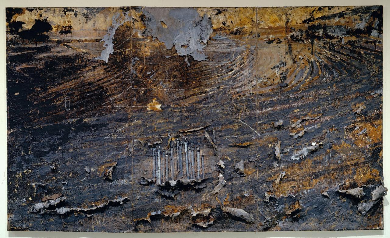 “Burning Rods” (1984-87) by Anselm Kiefer, a work in the permanent collection at the the Saint Louis Art Museum. (Courtesy the Saint Louis Art Museum)