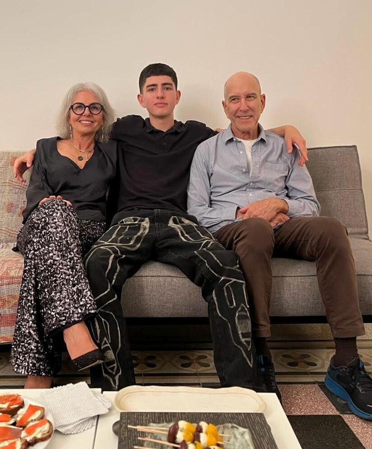 Koren in Rome with his wife and son. (Courtesy Leonard Koren)