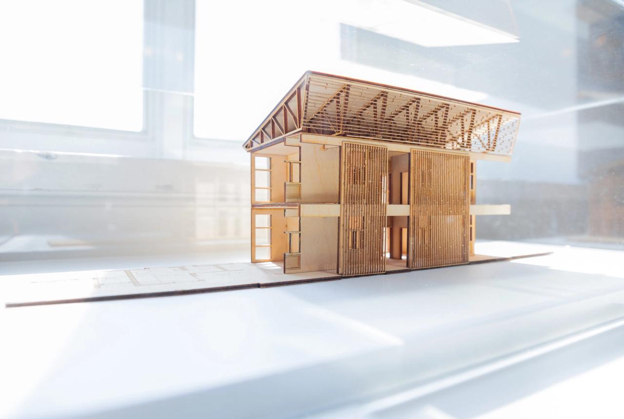 The “Justice is Beauty: The Work of MASS Design Group” exhibition at the National Building Museum. (Courtesy National Building Museum. Photo: Elman Studio)