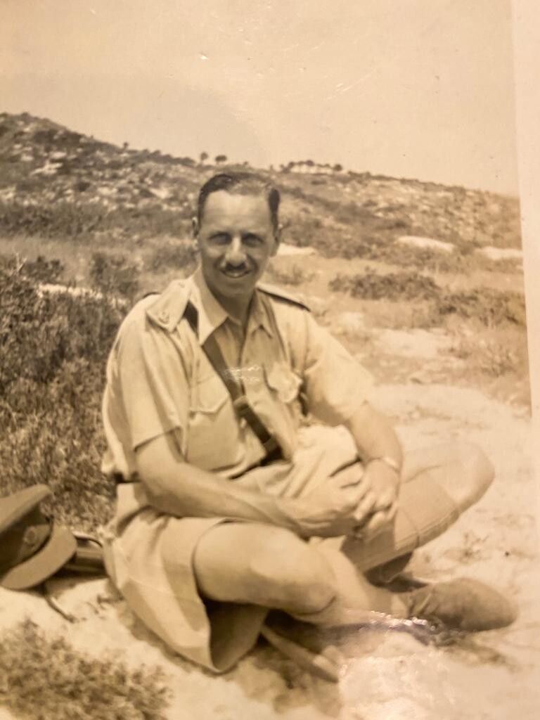 Broza’s grandfather while serving in World War II. (Courtesy David Broza)