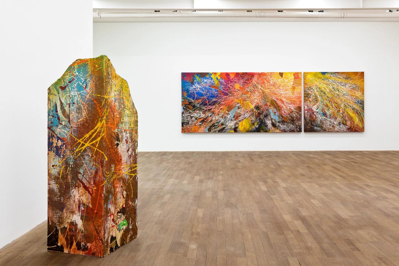 View of Parlá’s exhibition “Breathing” (2022) at the Gana Art Center in Seoul. (Courtesy the artist)