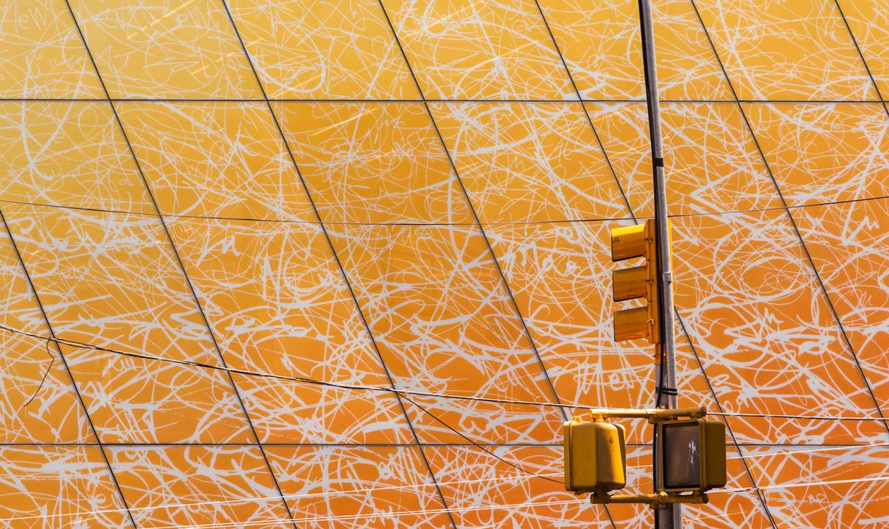 Rendering of the Far Rockaway Writer’s Library (2023) designed by Snøhetta in collaboration with José Parlá. (Courtesy Snøhetta)