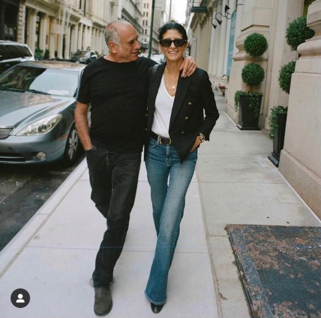 Broza with his wife, the fashion designer Nili Lotan. (Courtesy David Broza)