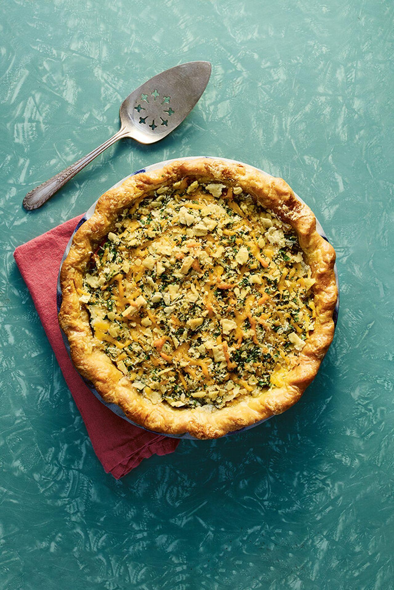 Tomato pie from Recipes From the American South. (Photo: Nico Schinco/Courtesy Phaidon)