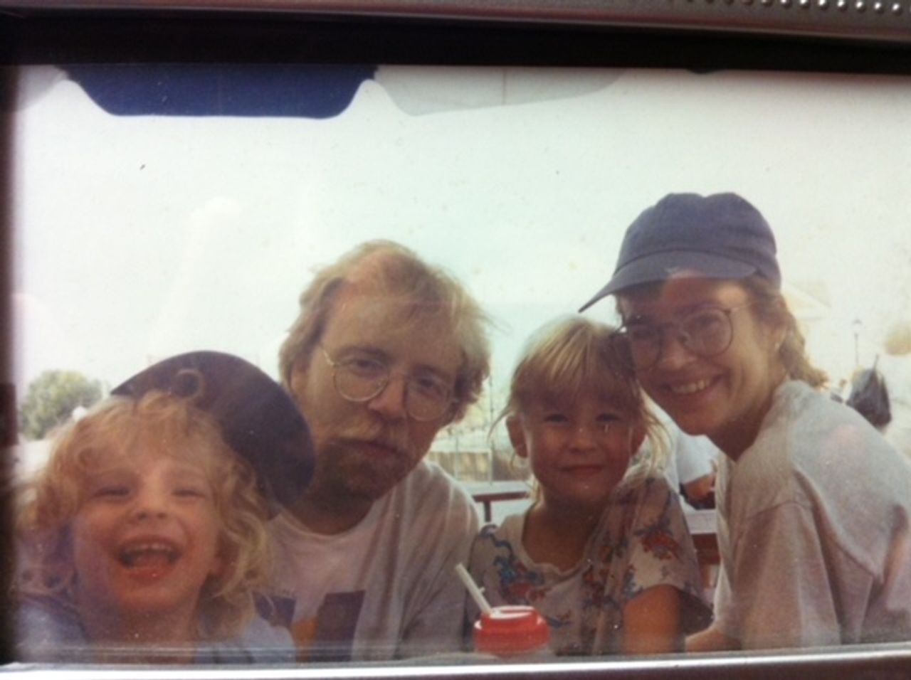 Saunders with his family. (Courtesy George Saunders)