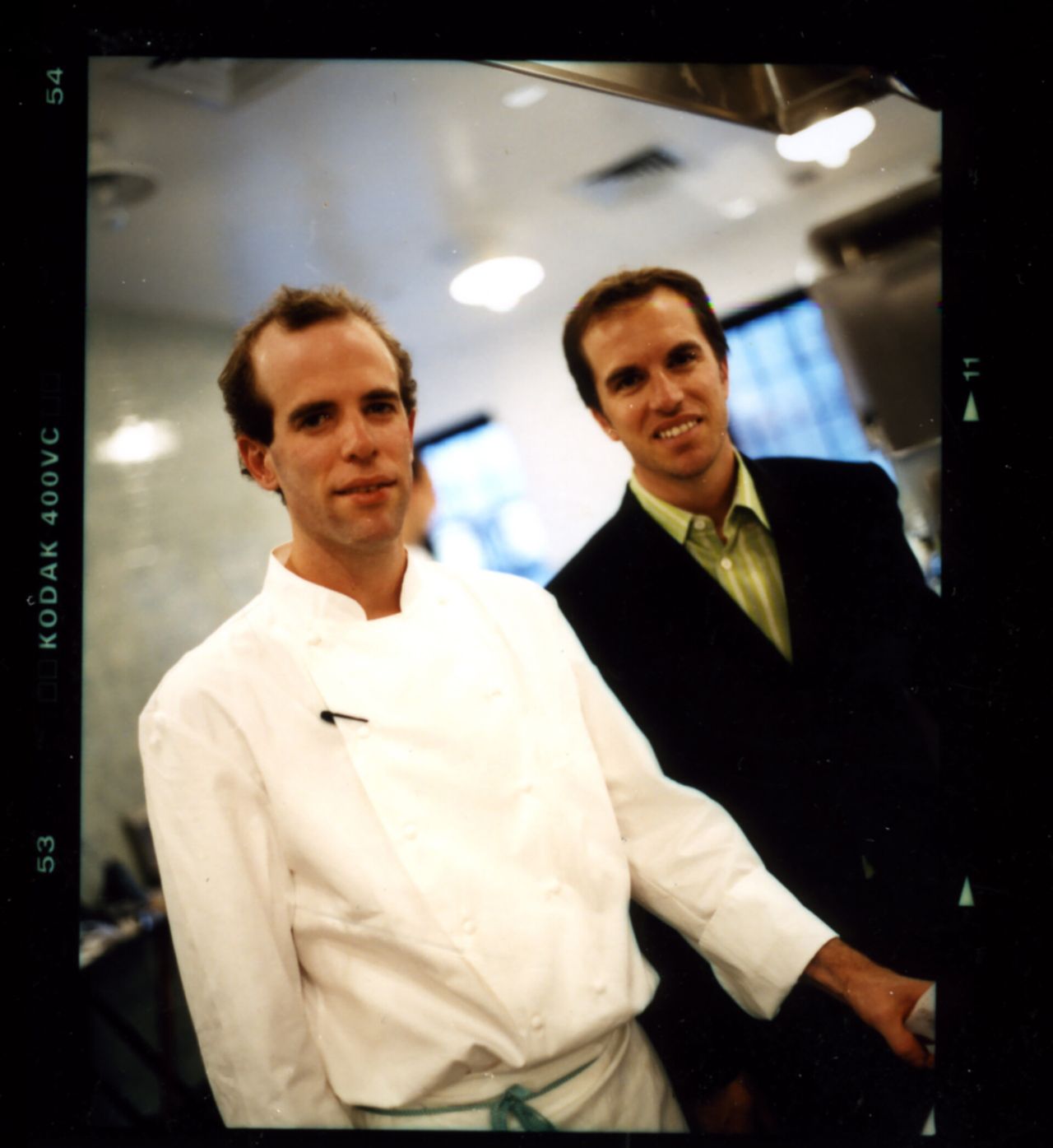 Barber (left) with his brother and business partner, David (right), in 2005. (Photo: Ken Kochey. Courtesy Blue Hill)