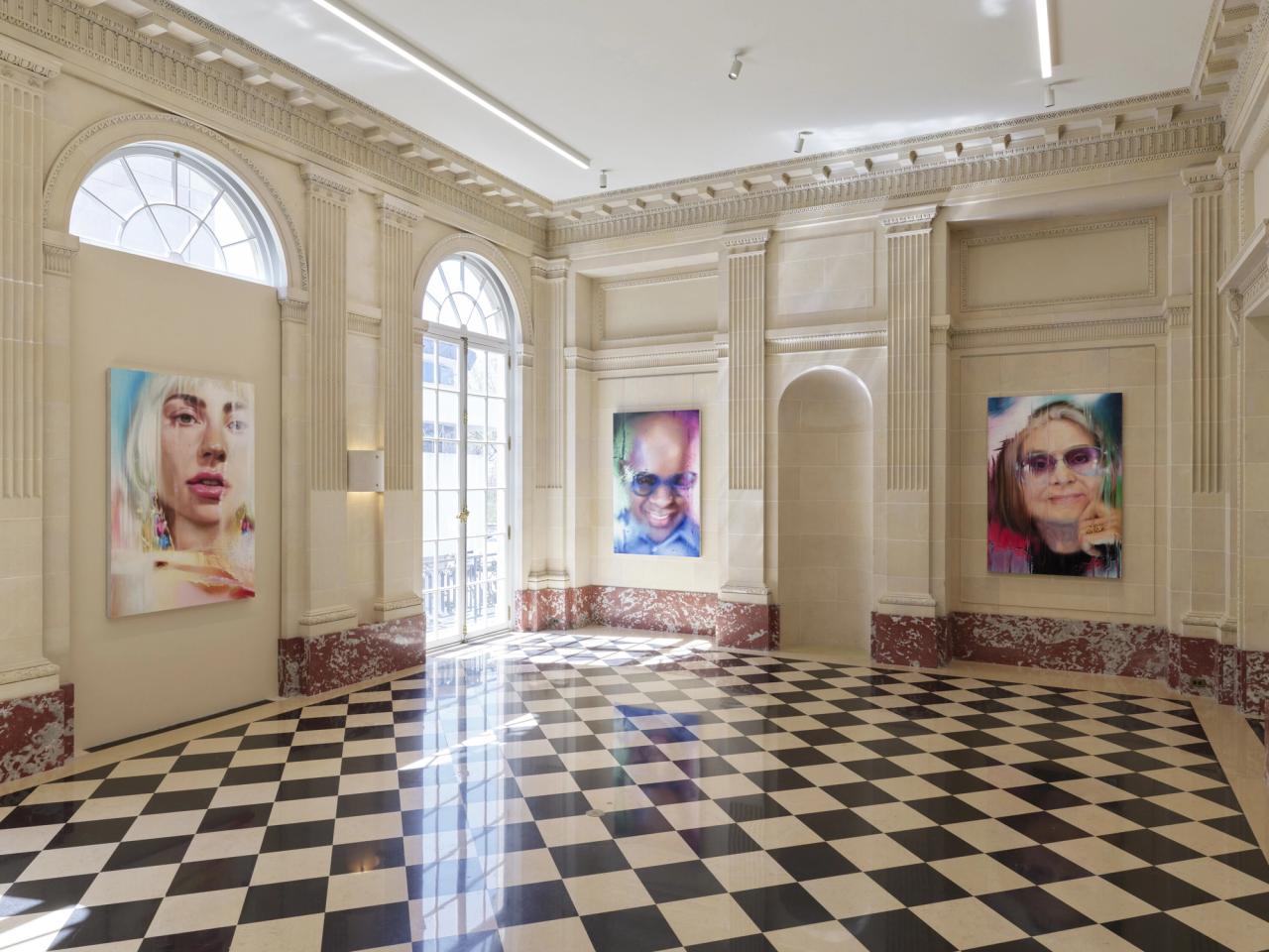 Installation view of Minter’s ongoing solo exhibition at LGDR in New York City. (Courtesy LGDR)