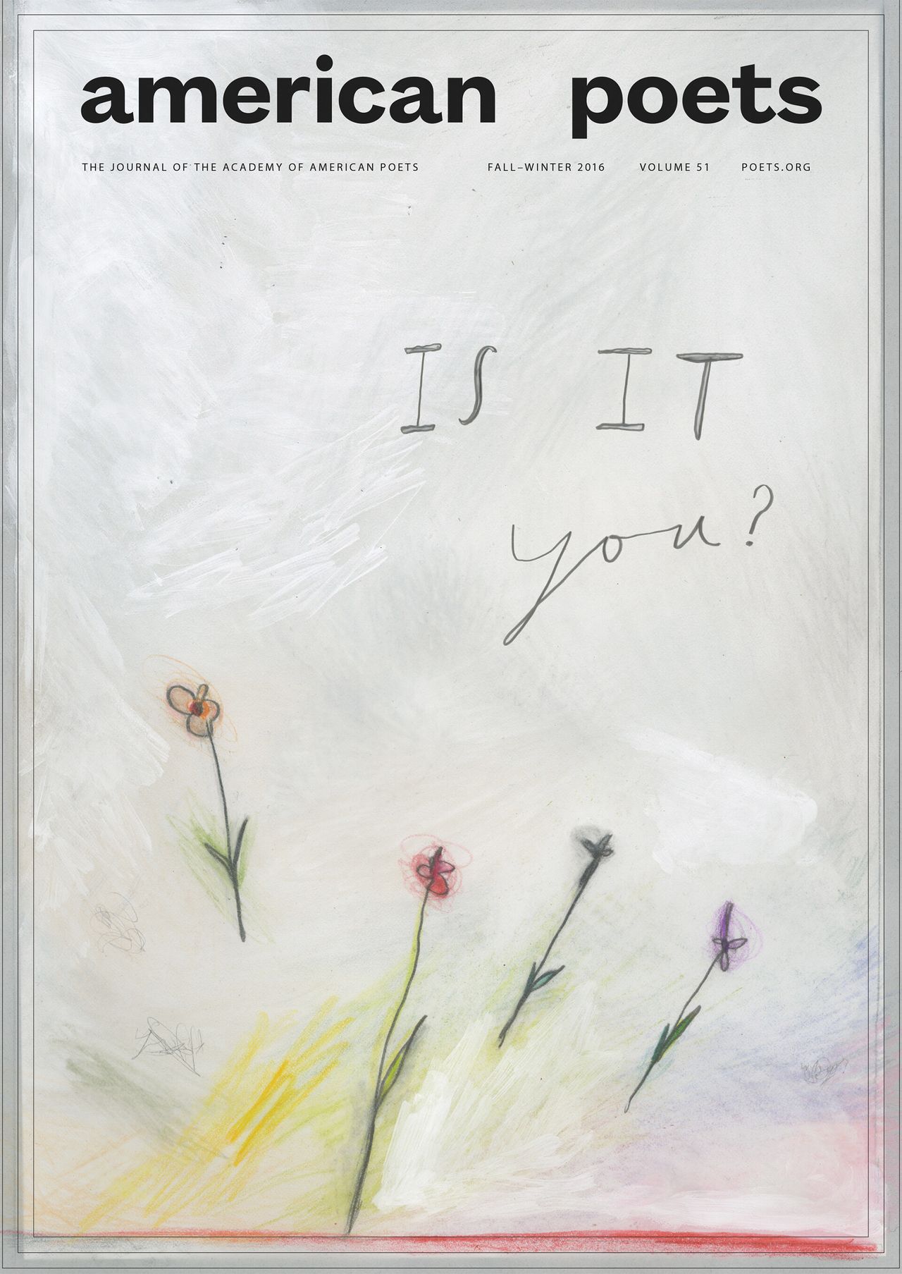 A cover Millman created for American Poets Magazine. (Courtesy Debbie Millman)