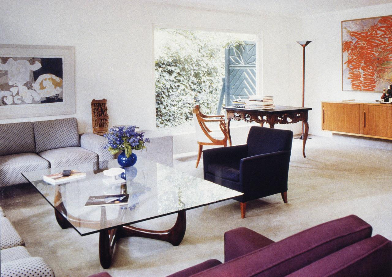 Interior view of Selldorf's childhood home in Cologne, Germany. (Courtesy Annabelle Selldorf)