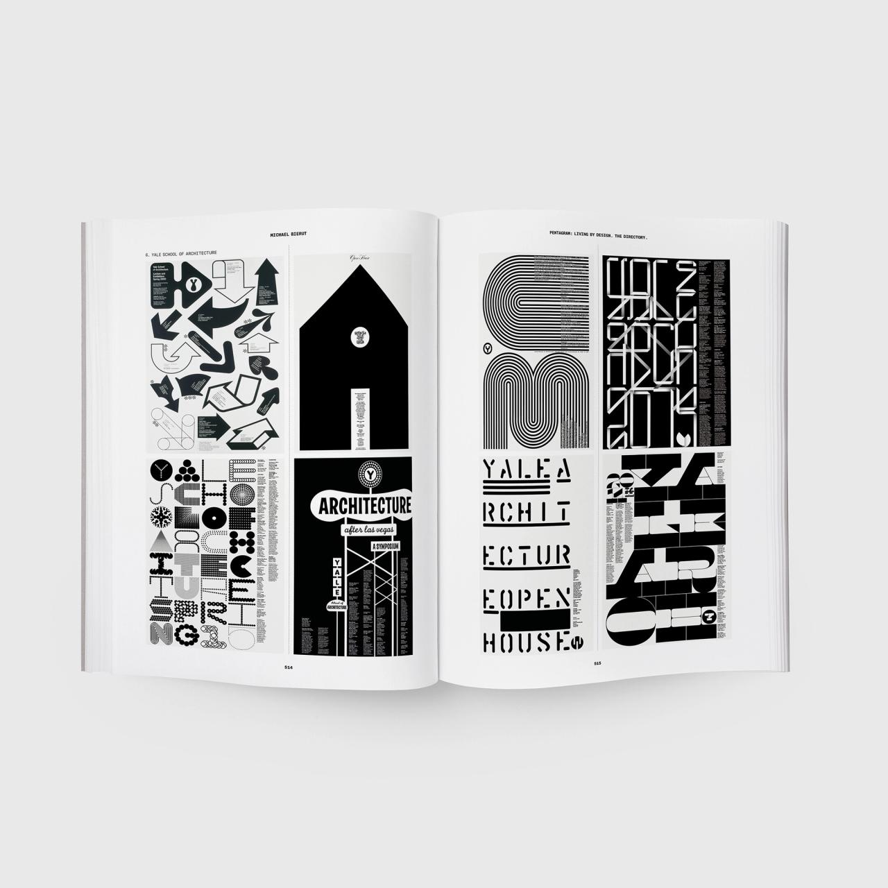 A spread from Pentagram’s forthcoming book, Pentagram: Living by Design (2022). (Courtesy Unit Editions)