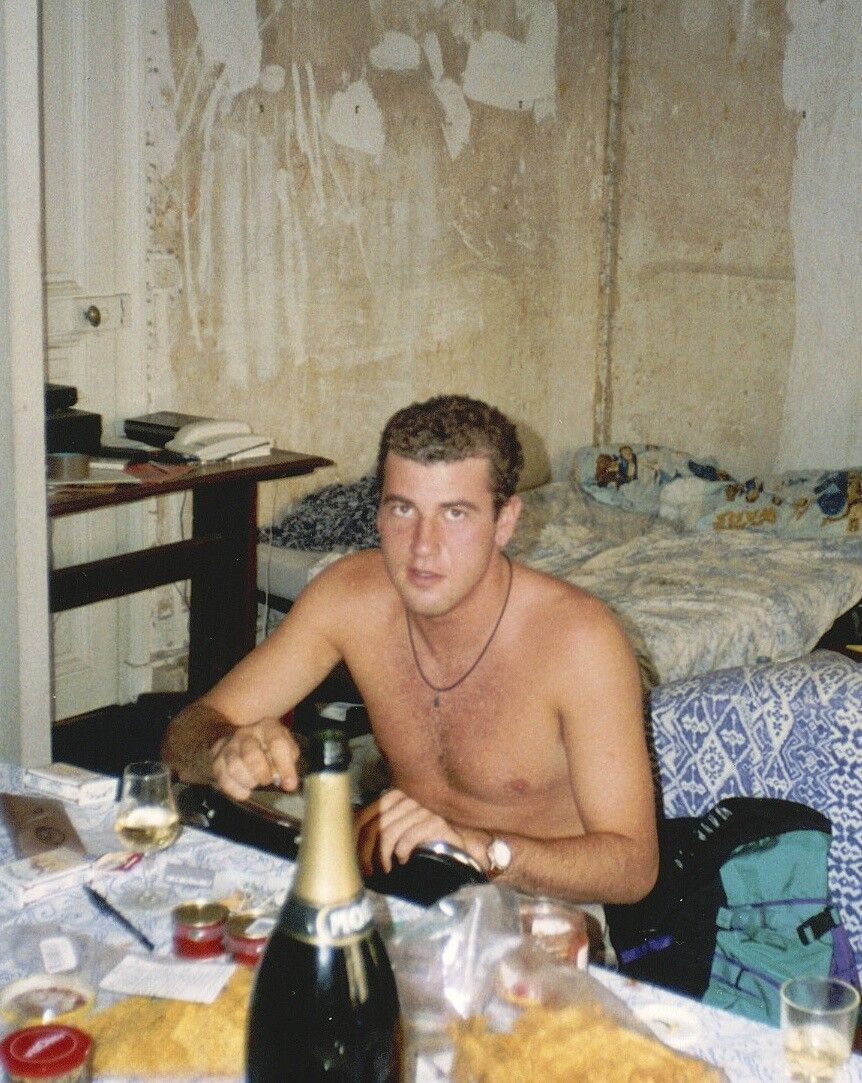 Frey in Paris in his early twenties. (Courtesy James Frey)