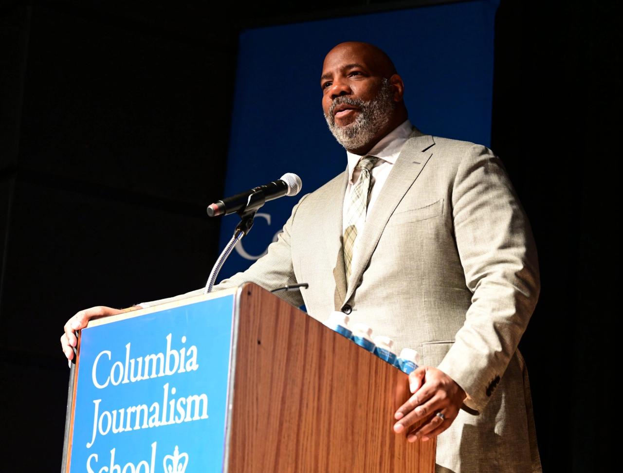 Jelani Cobb. (Photo: Chris Taggart. Courtesy Columbia Journalism School)