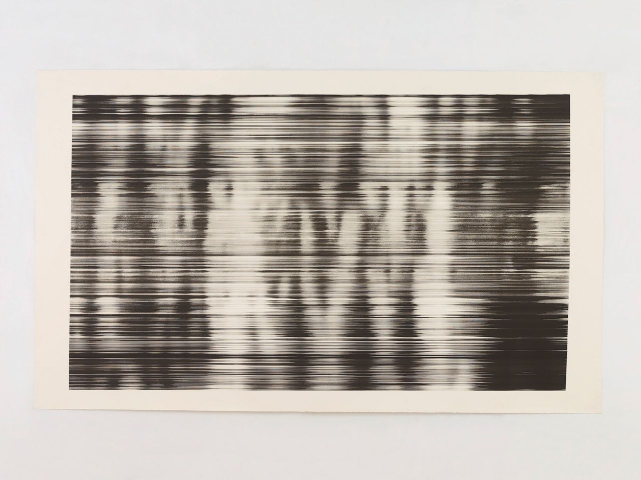 “Untitled” (2014) by Nares, part of the series High Speed Drawings. (Courtesy Kasmin Gallery)