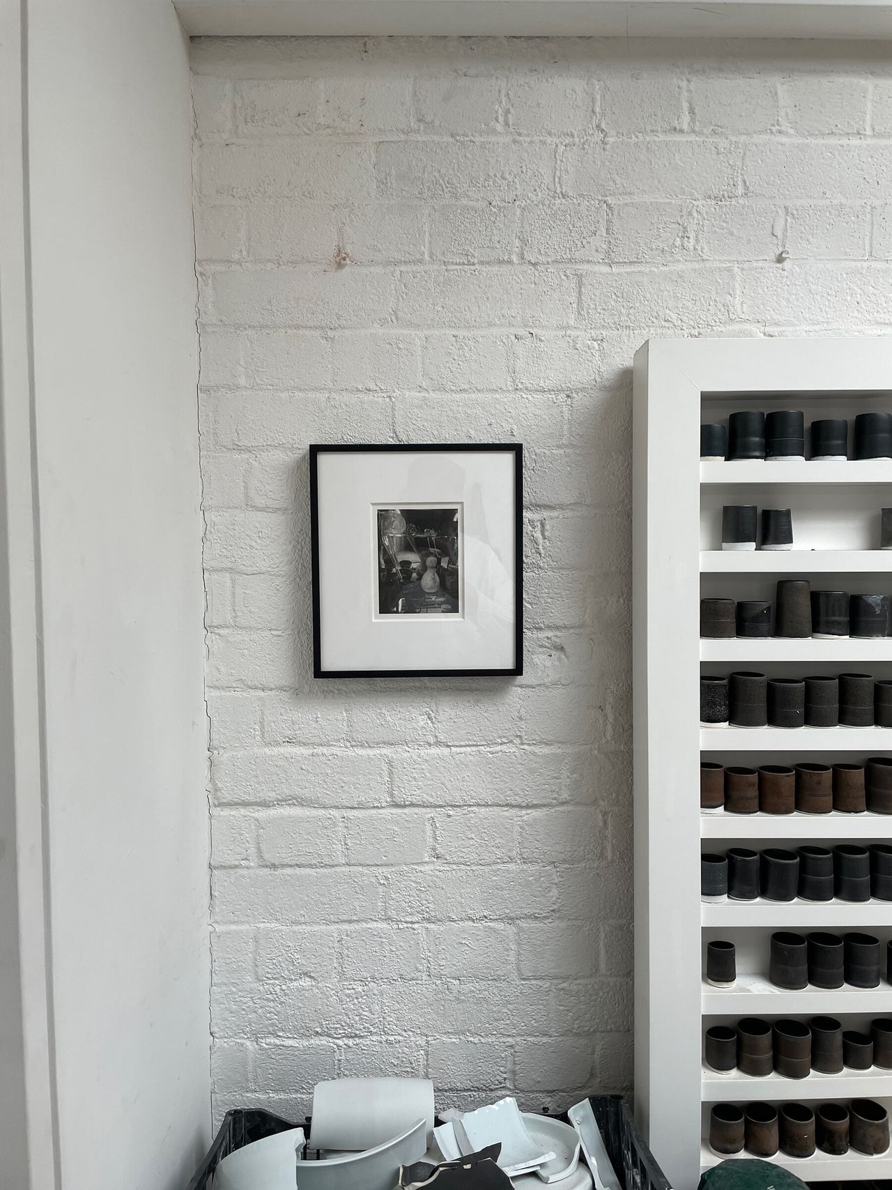 View of de Waal’s studio in South London. (Photo: Spencer Bailey)