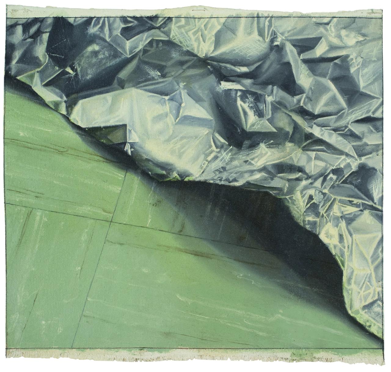 “Aluminum Foil” (1976) by Marilyn Minter. (Courtesy the artist)