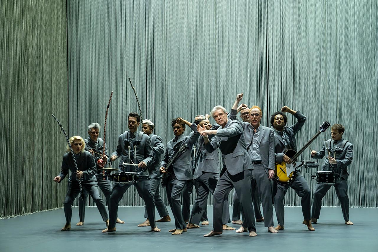 A view of David Byrne’s musical American Utopia (2020). (Photo: David Lee. Courtesy Annie-B Parson)