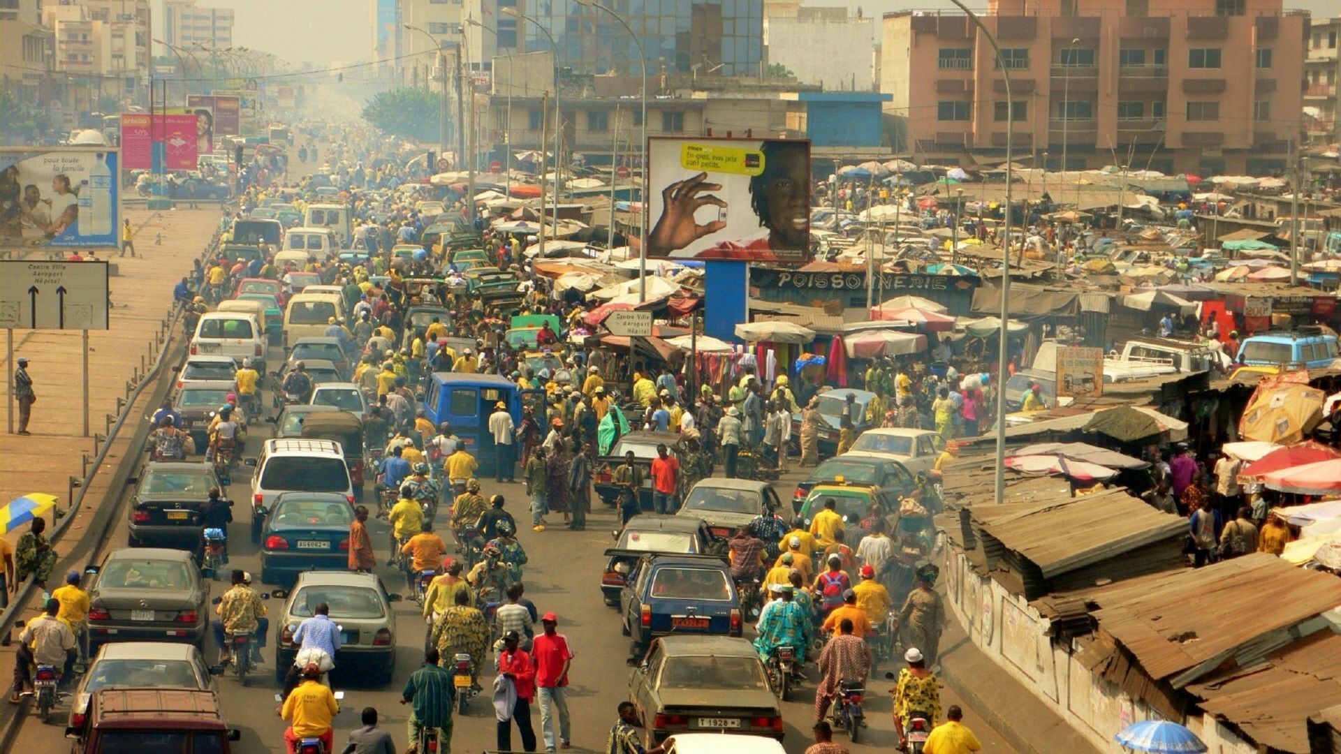 Dantokpa Market in Benin. (Courtesy Unseen Benin)